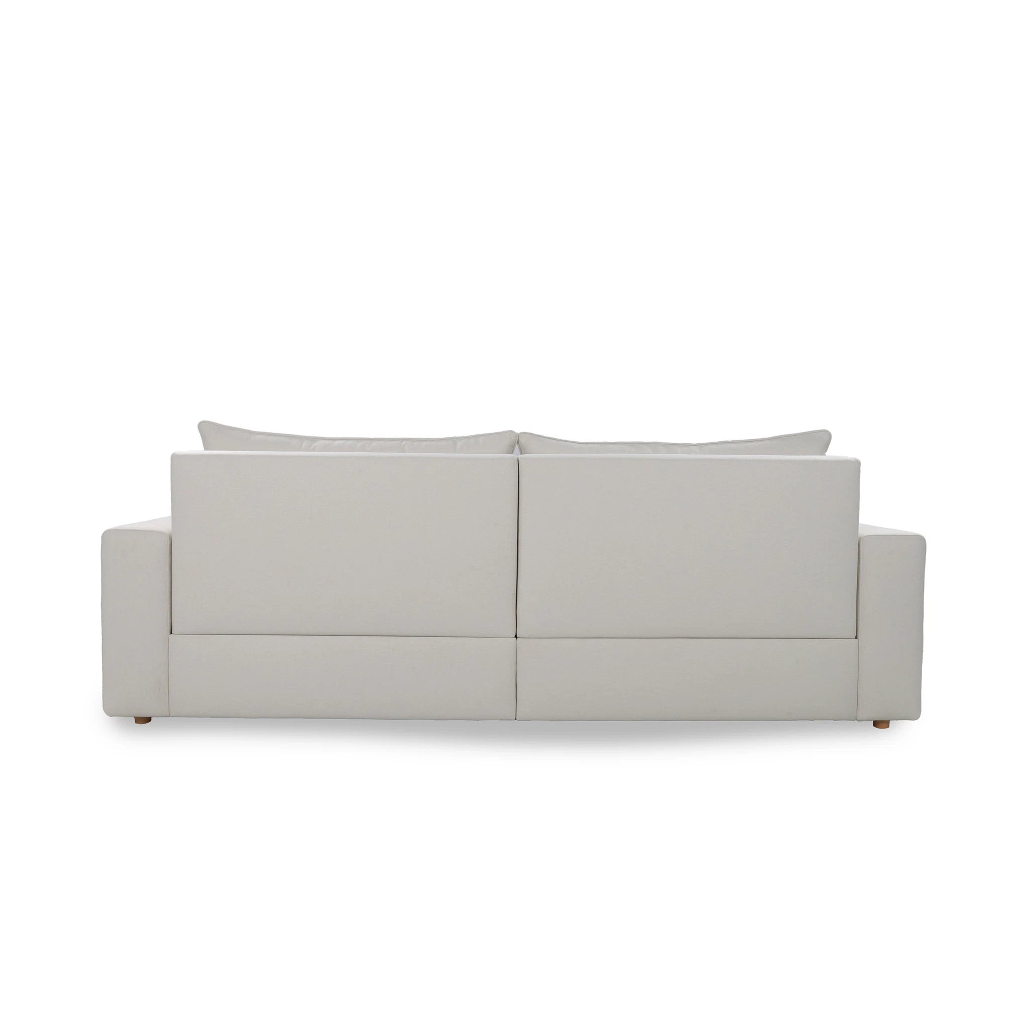 Gray sofa on a white background