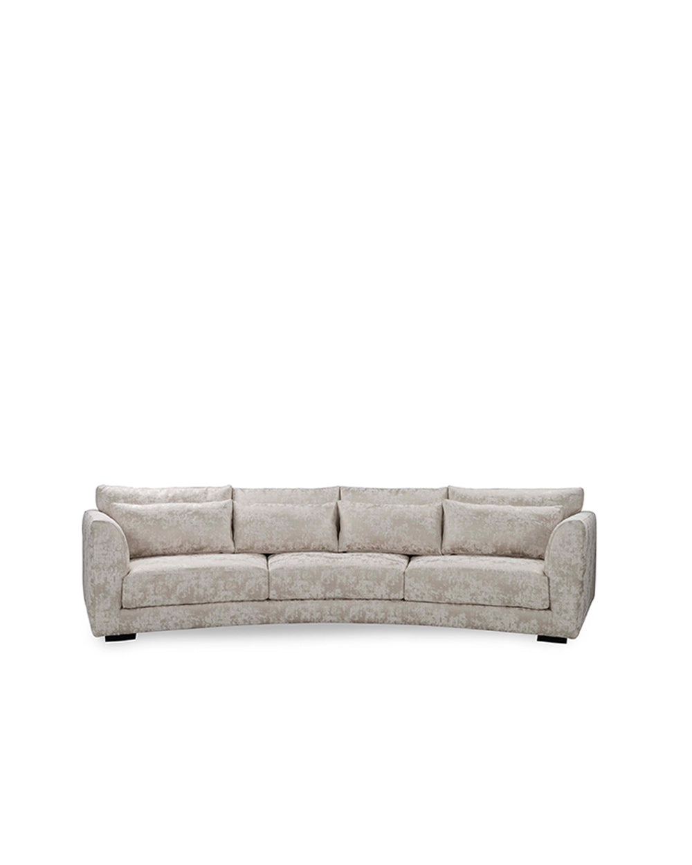 Gray sofa on a white background