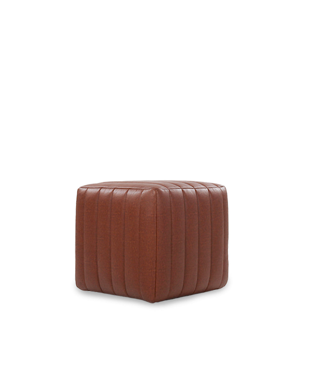 CUBEN Leather Pouf IDT