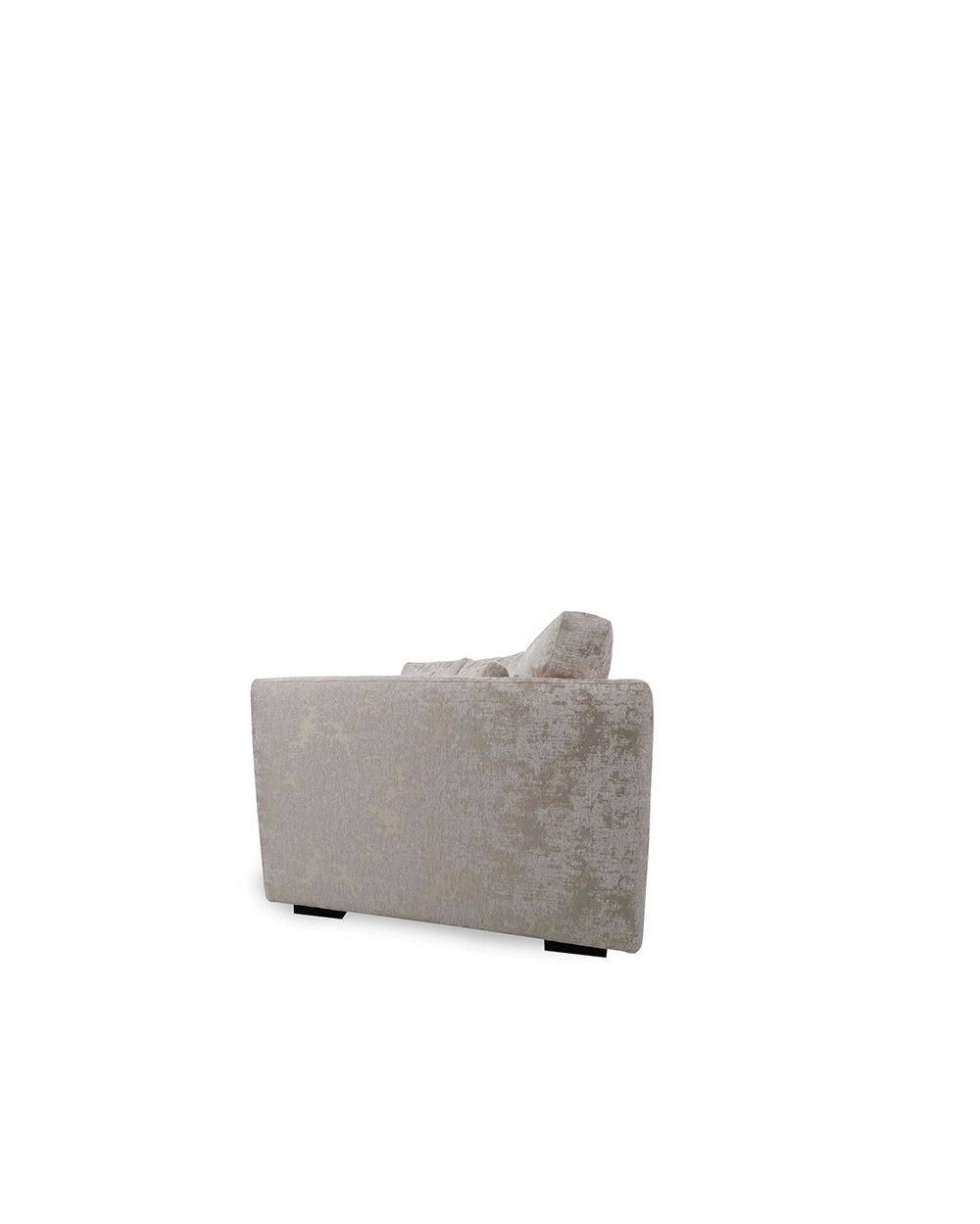 Gray sofa on a white background