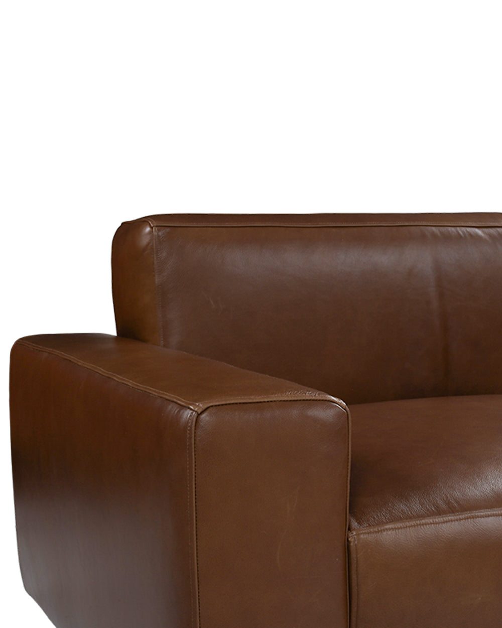 Santino Genuine Leather L-Shape Sofa IDT