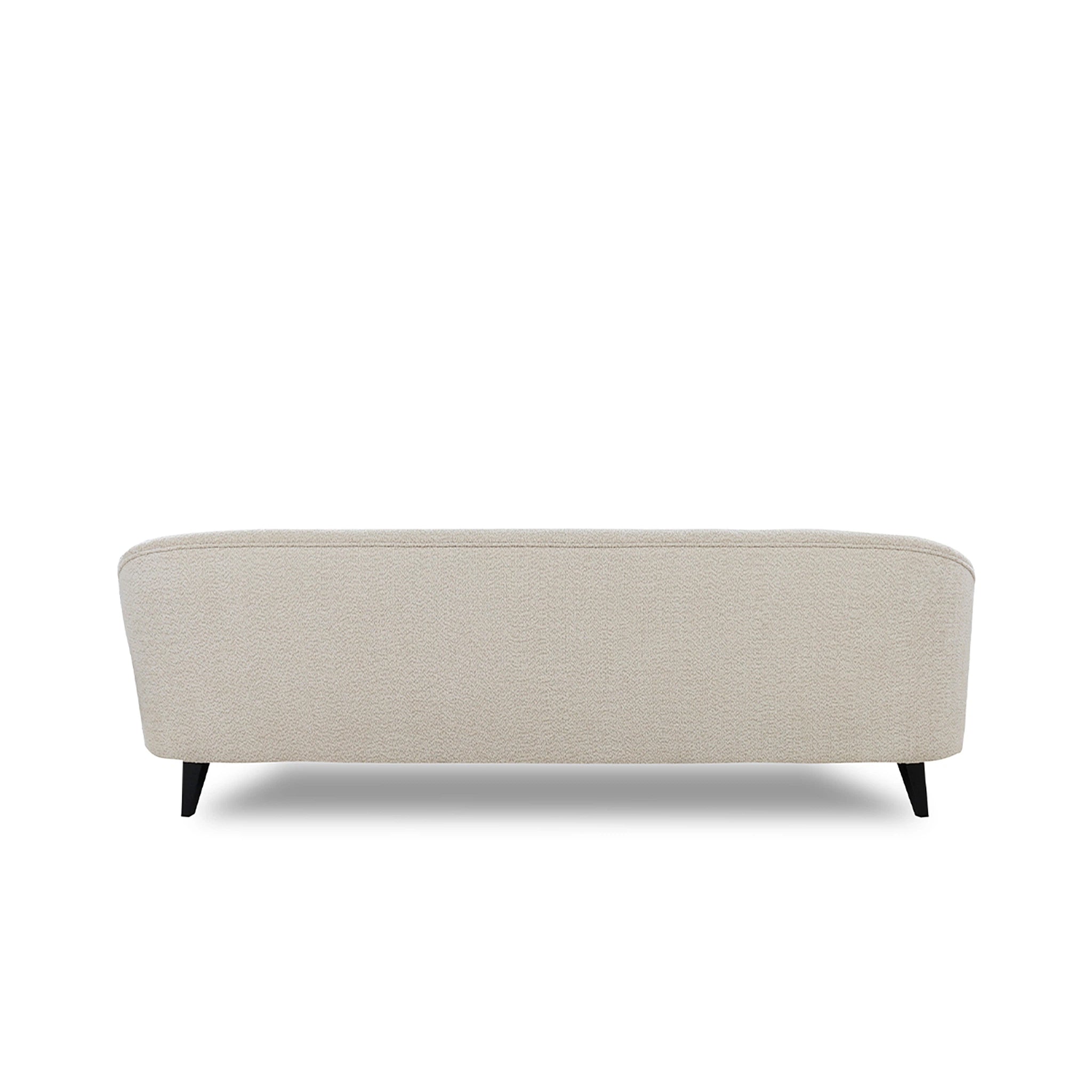 Beige sofa on a white background