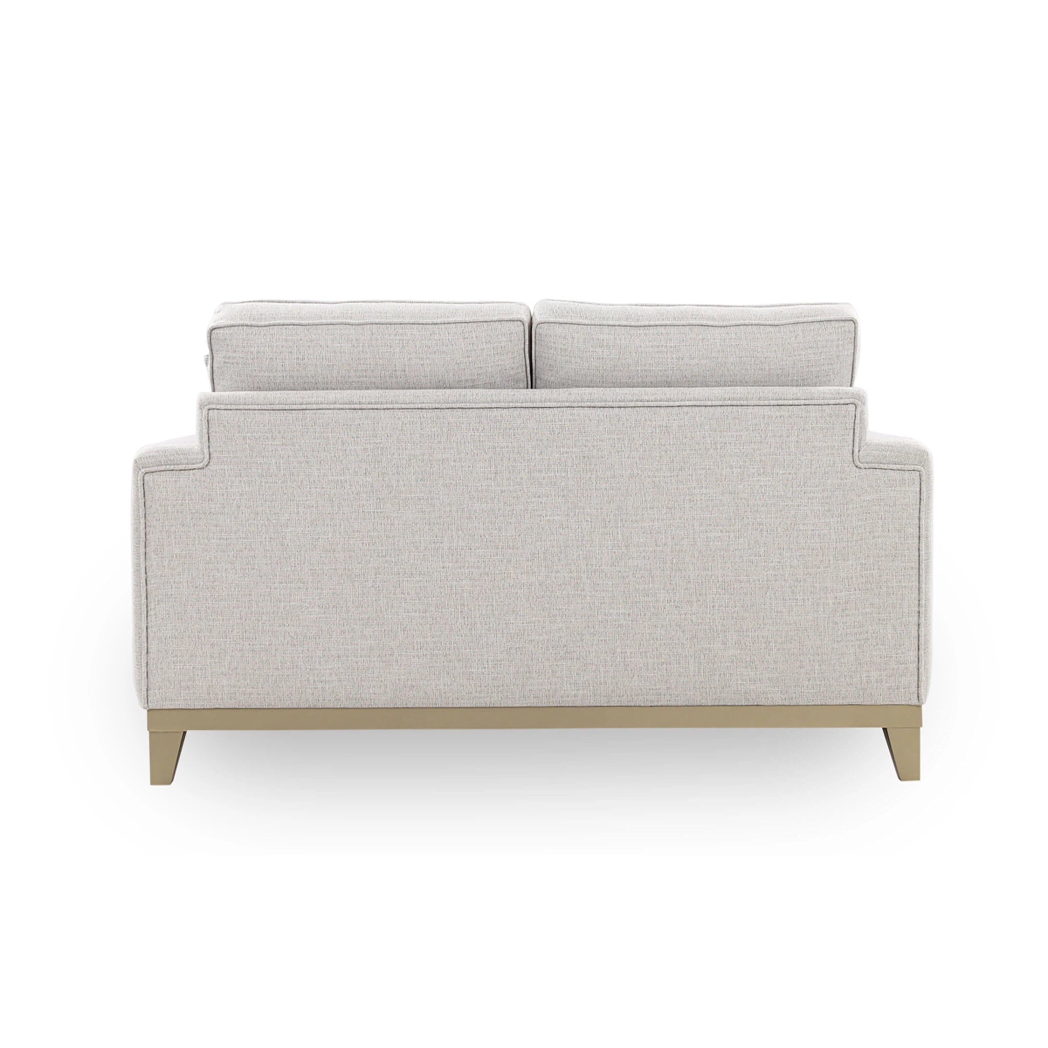 Light gray sofa on a white background