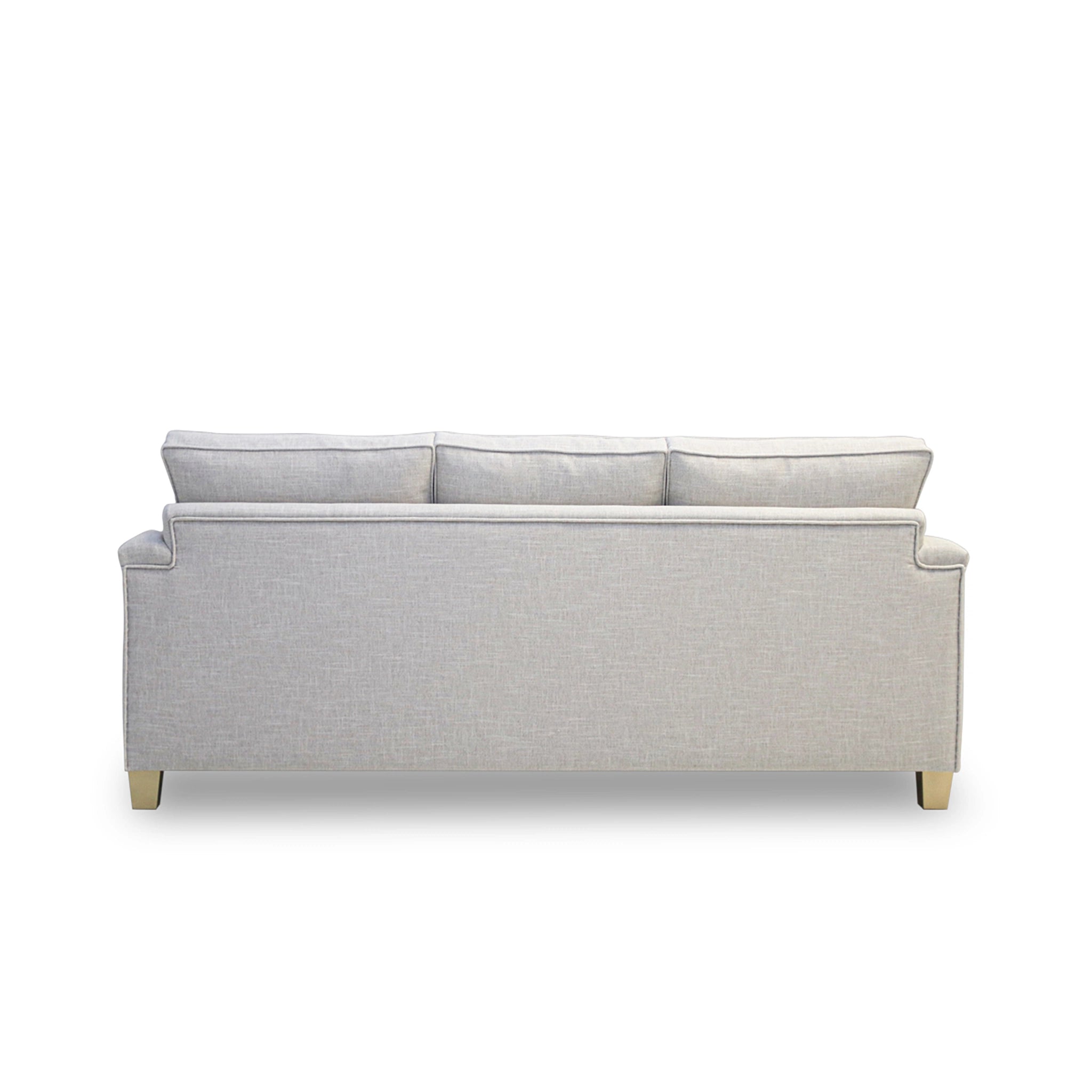 Gray sofa on a white background