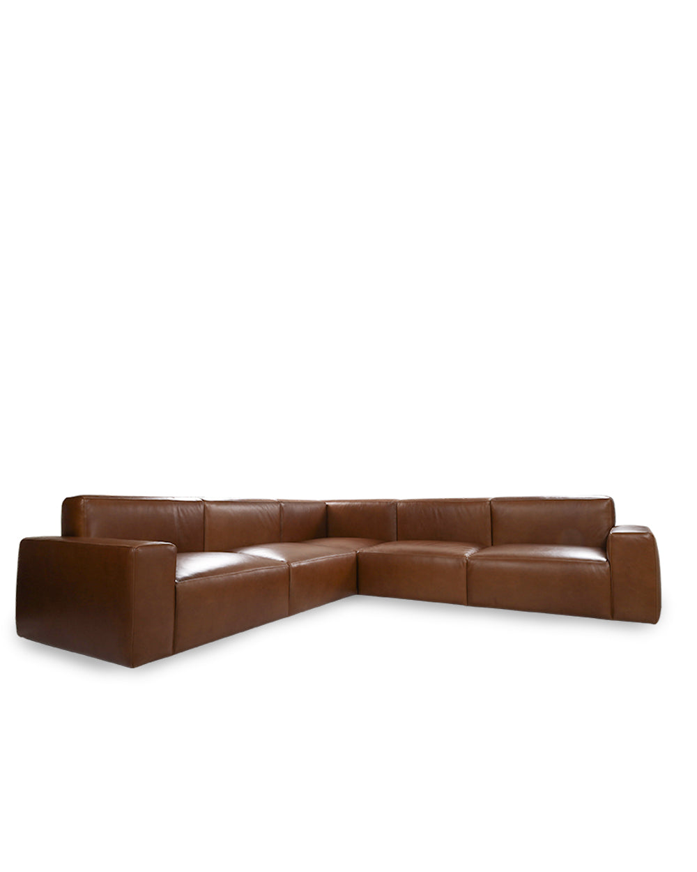 Santino Genuine Leather L-Shape Sofa IDT