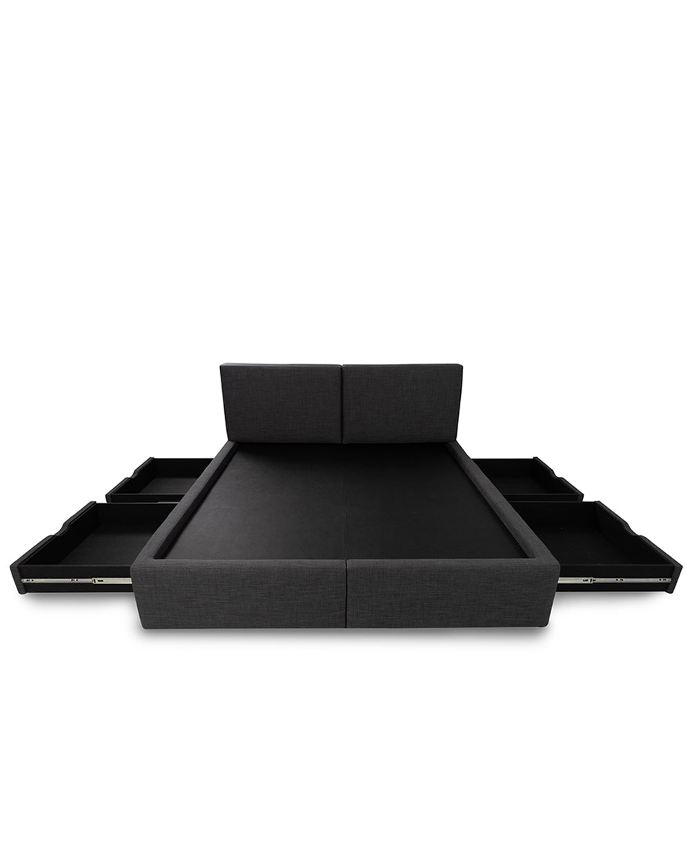 NoirHaven Storage  Bed