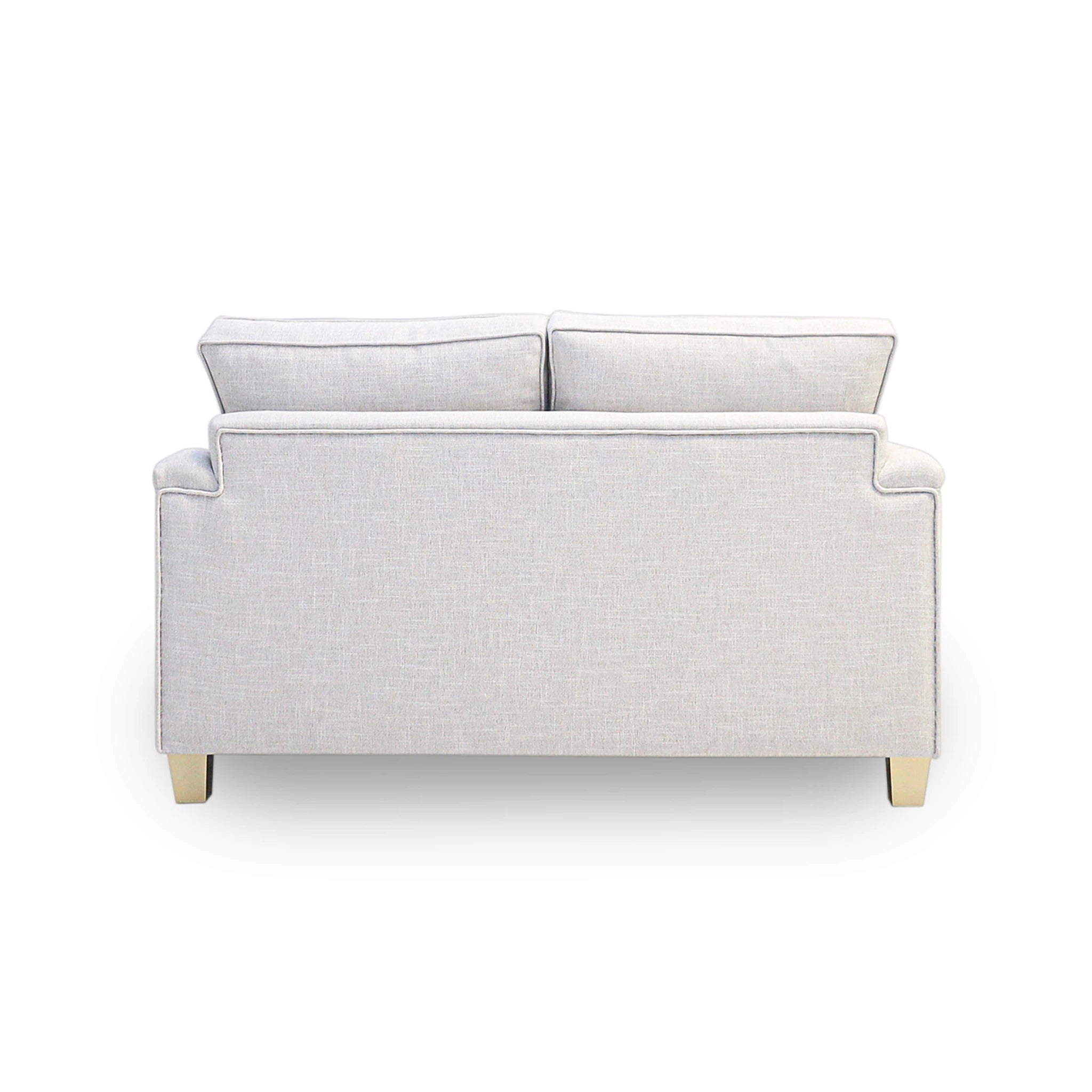 Light gray sofa on a white background