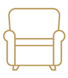 sofa luxury furniture icon