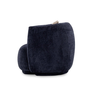 Black travel pillow on a white background