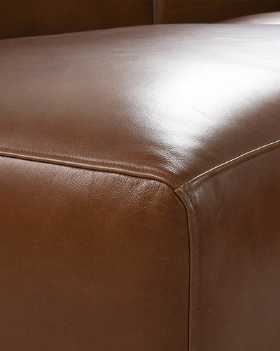 Santino Genuine Leather L-Shape Sofa IDT