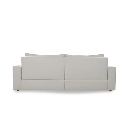 Gray sofa on a white background