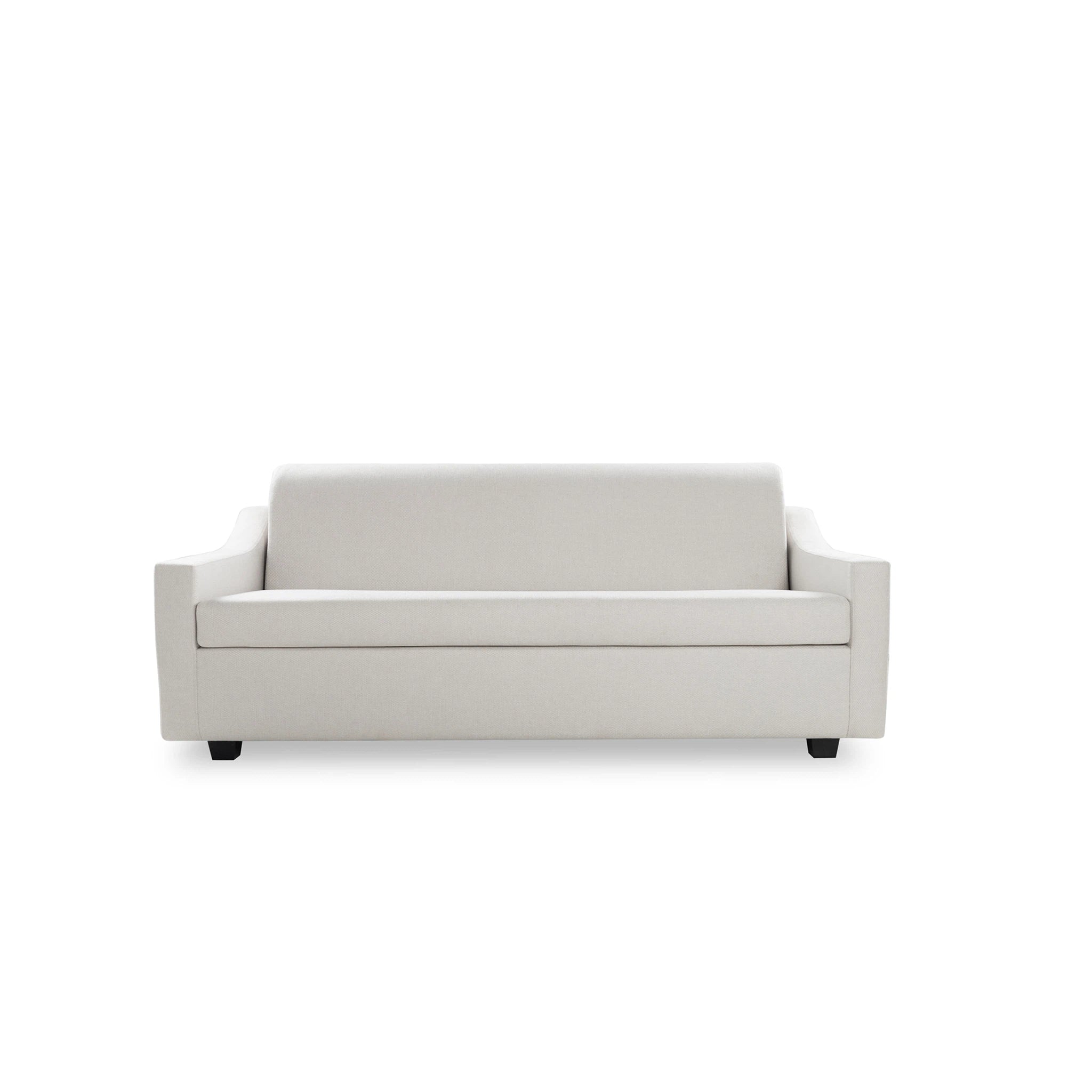 Light gray sofa on a white background
