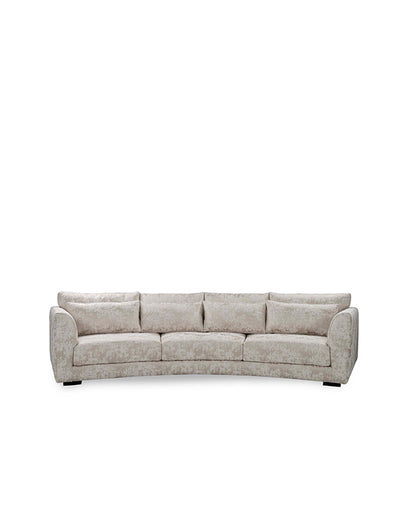 Gray sofa on a white background