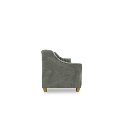 Gray sofa on a white background