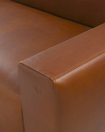 Santino Genuine Leather L-Shape Sofa IDT