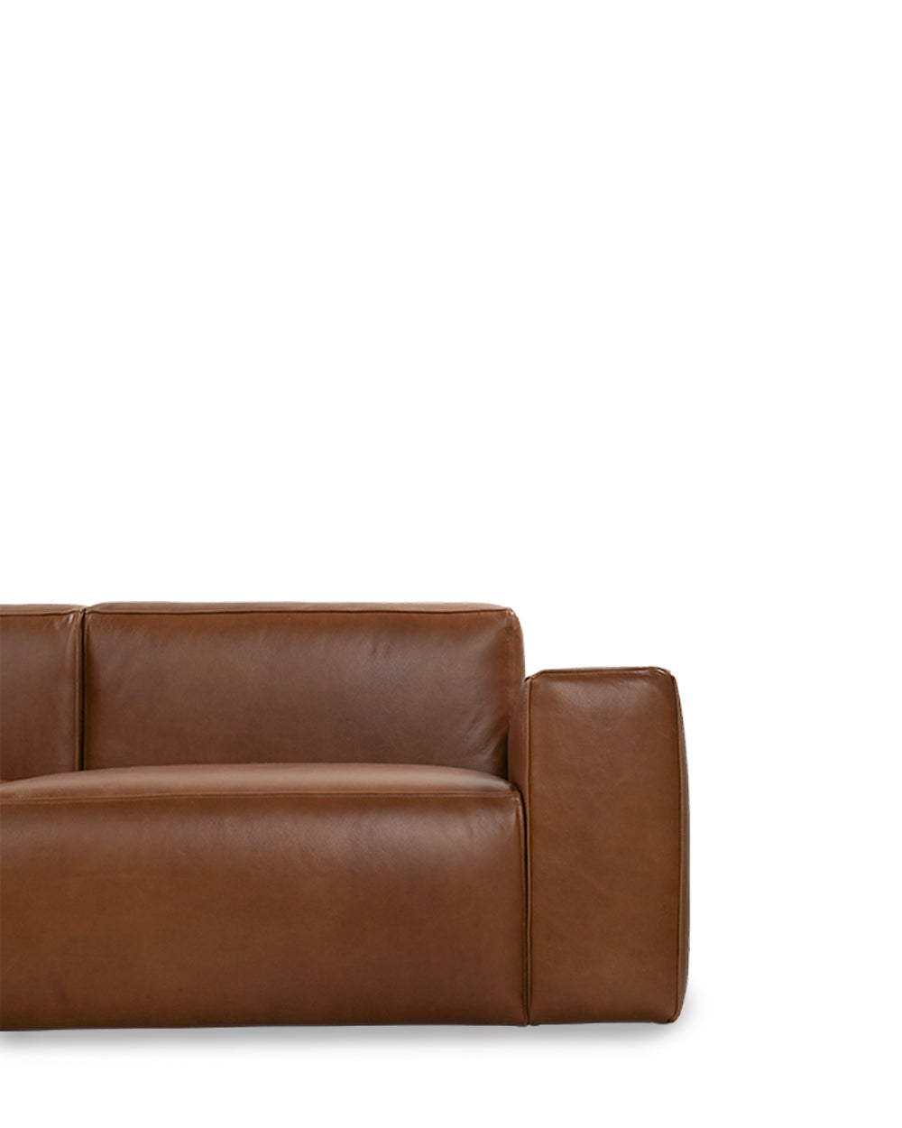 Santino Genuine Leather L-Shape Sofa IDT