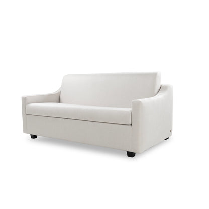 White sofa on a white background