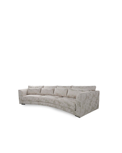 Gray sofa on a white background