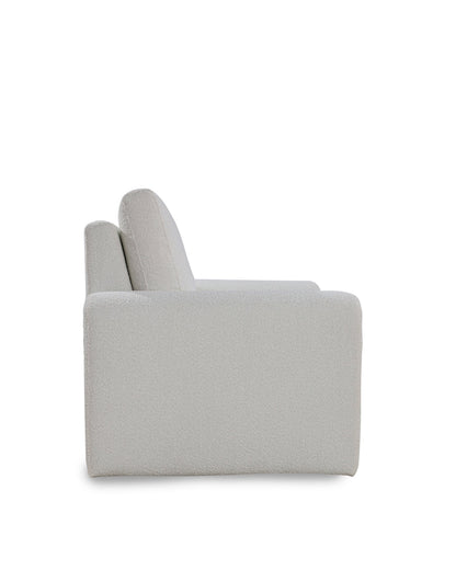 Gray sofa on a white background