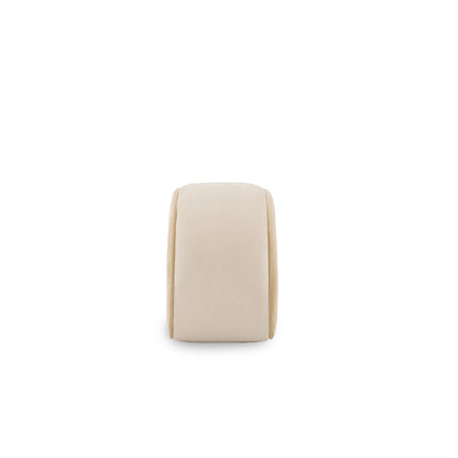 Beige cushion on a white background