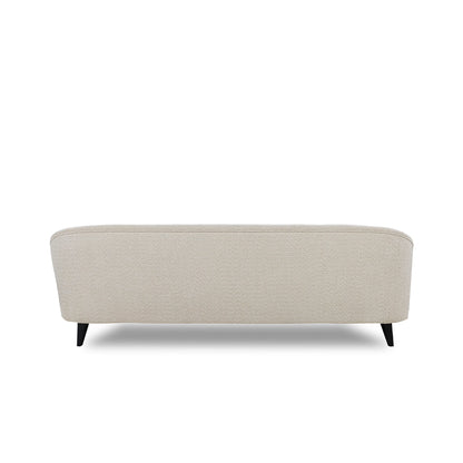 Beige sofa on a white background