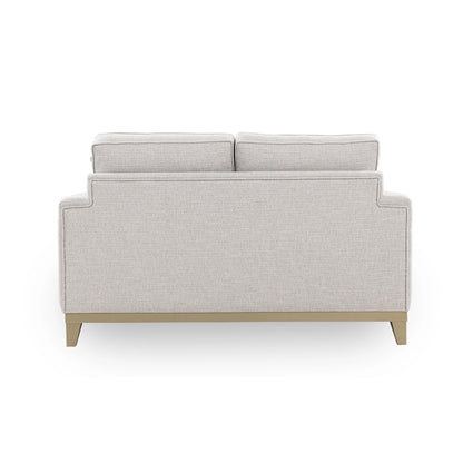 Light gray sofa on a white background
