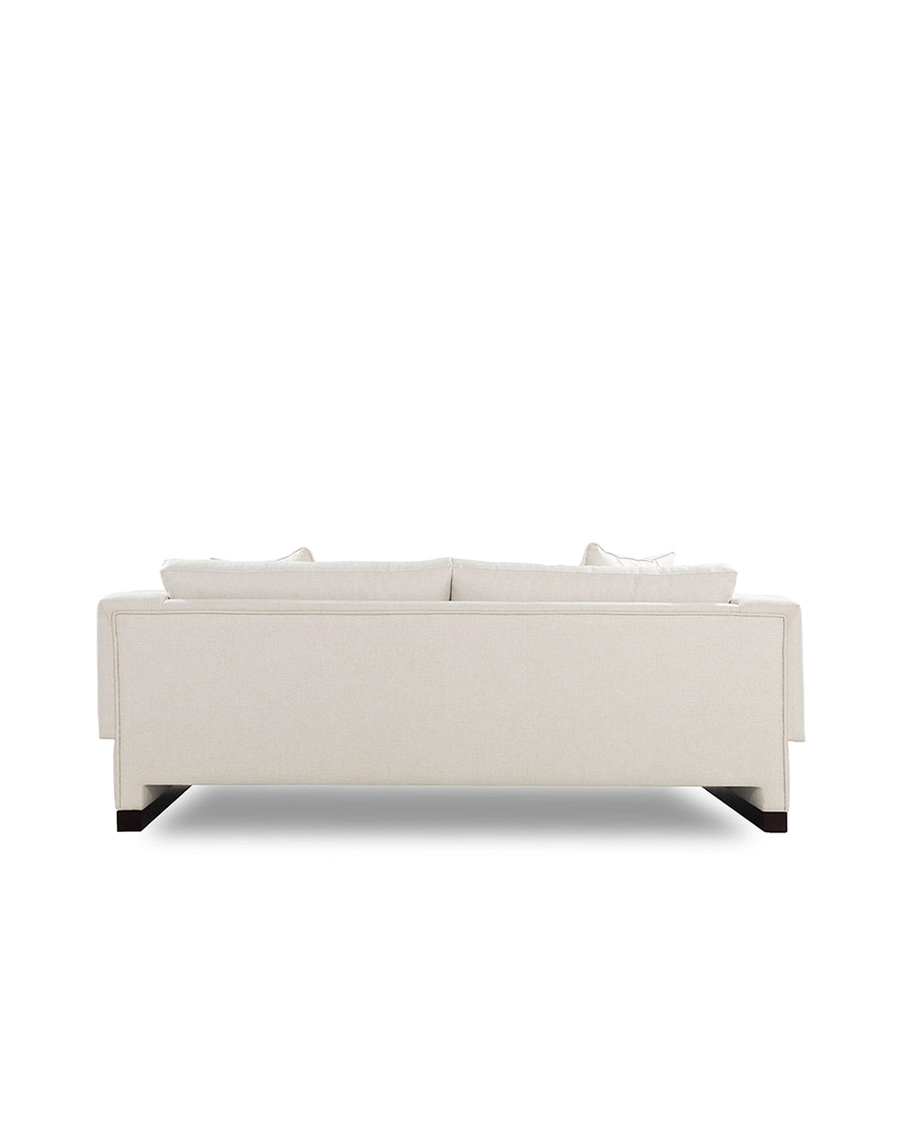 Beige sofa on a white background