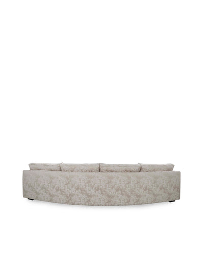 Gray sofa on a white background
