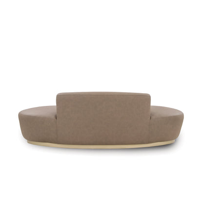 Brown cushion on a white background