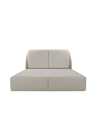 Beige sofa on a white background