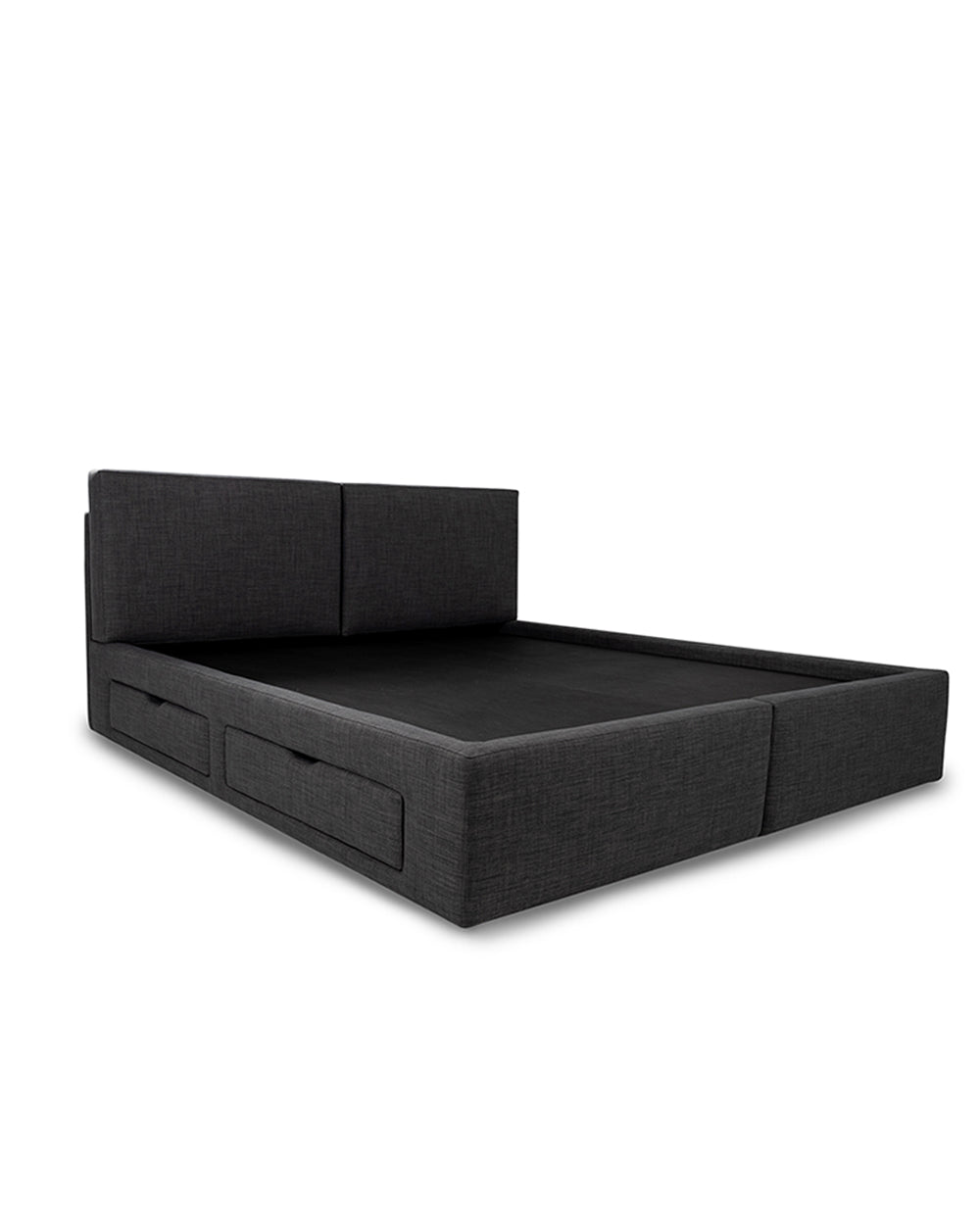 NoirHaven Storage  Bed