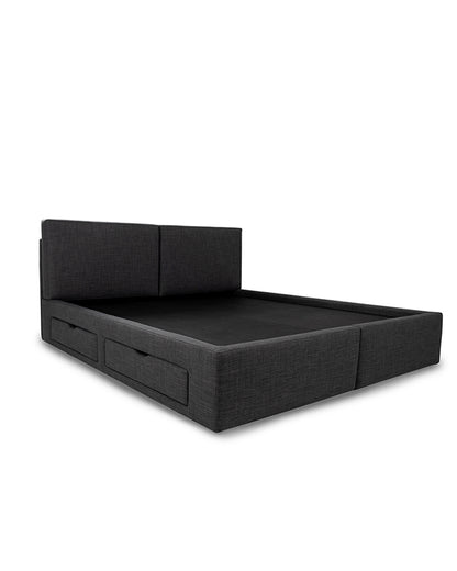 NoirHaven Storage  Bed