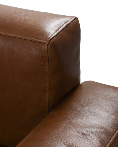 Santino Genuine Leather L-Shape Sofa IDT