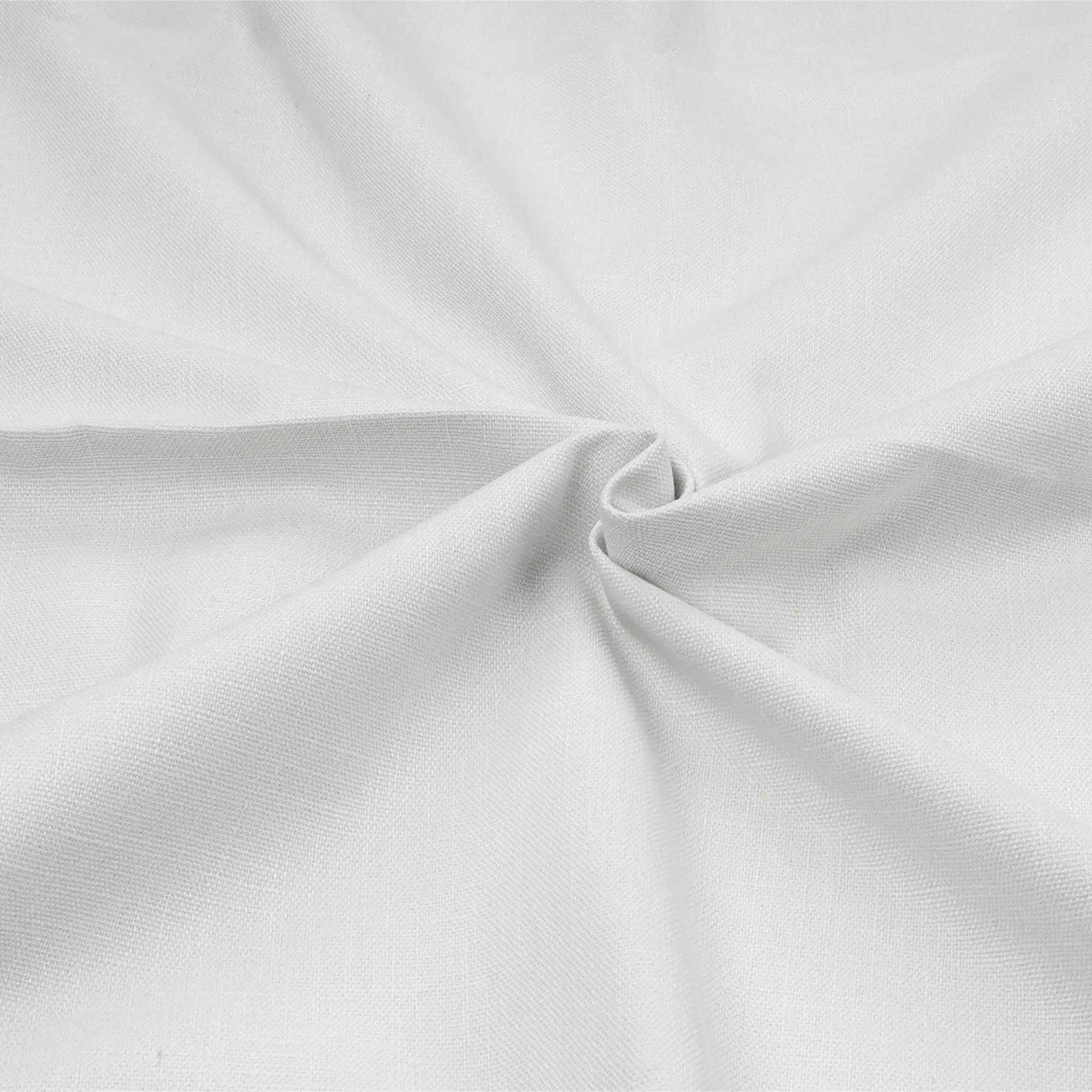 Close-up of white fabric with folds
