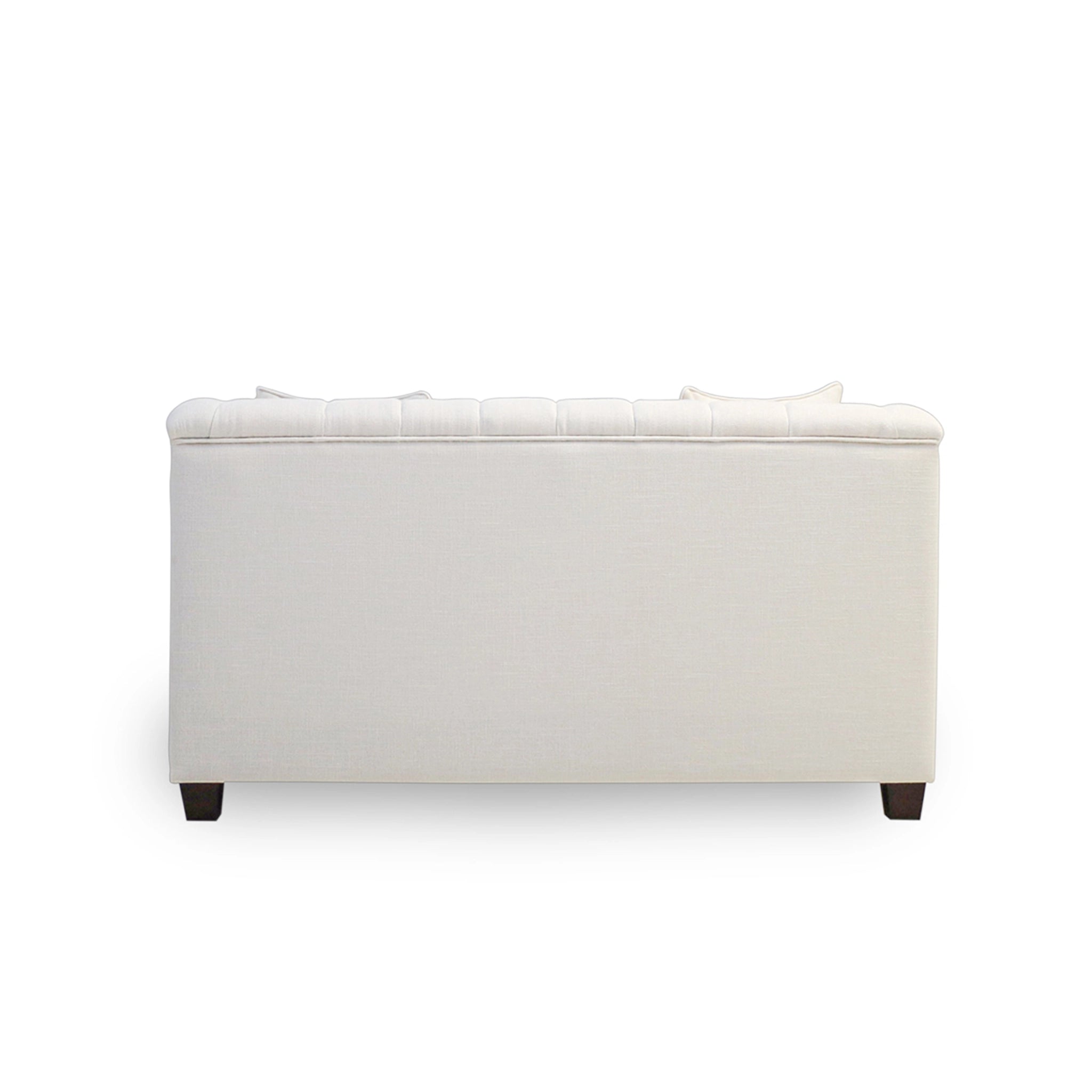 White sofa on a white background