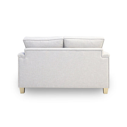 Light gray sofa on a white background