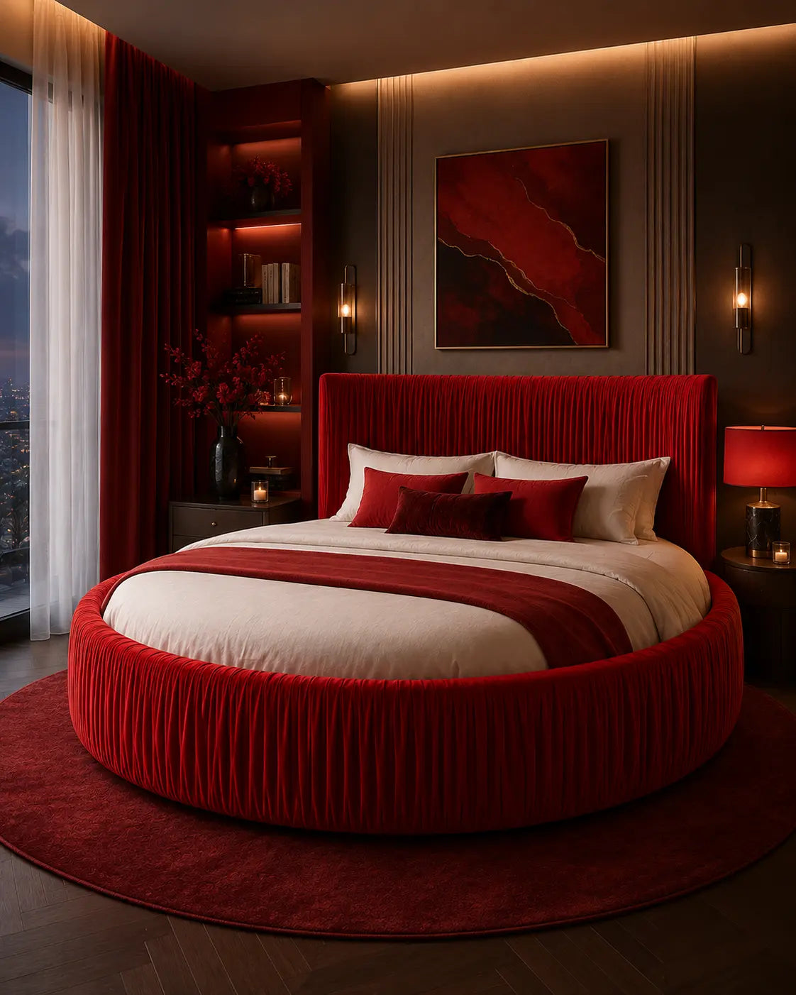 Ruby Round Bed IDT