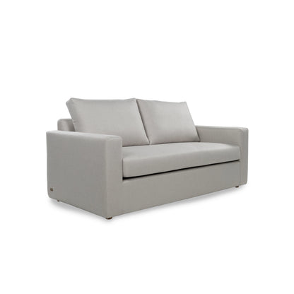 Gray sofa on a white background