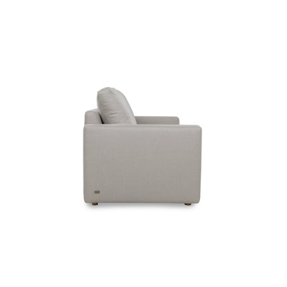 Gray sofa on a white background