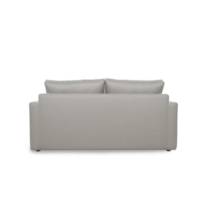 Gray sofa on a white background